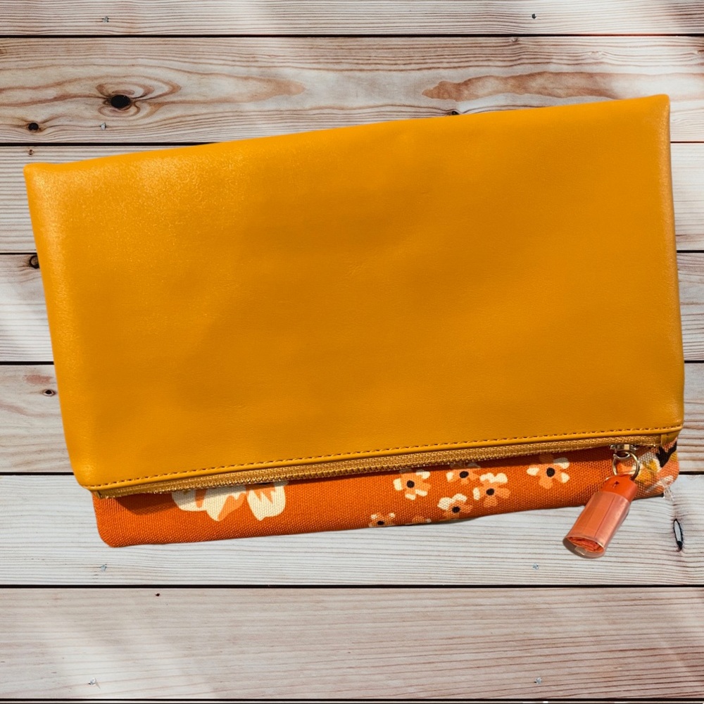 Rachel Pally - NWOT leather fold over clutch